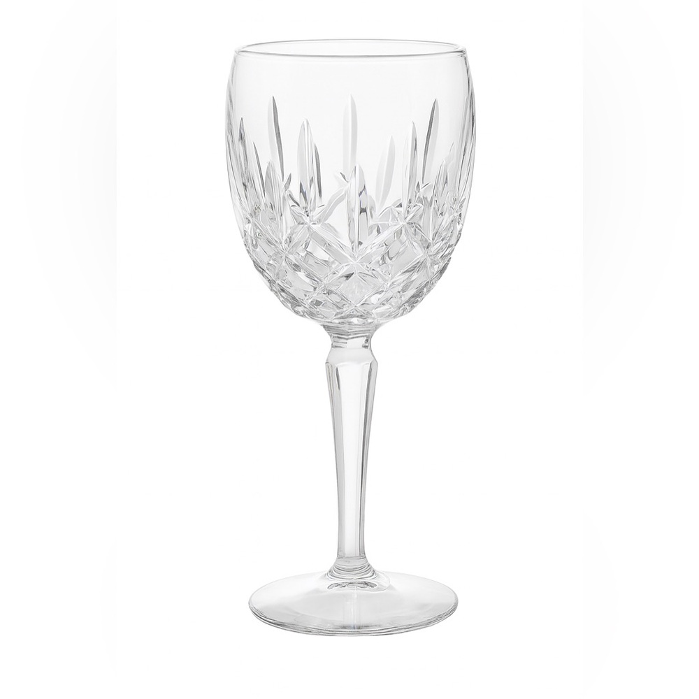 Gorham Lady Anne Lead Crystal Water/Wine Goblets • Set of 5 •